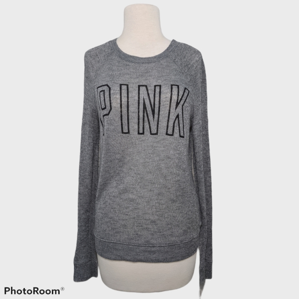 Victoria's‎ Secret PINK Thin Grey Elegant Sweater XS